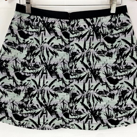 Beulah Style Skirt L Large Elastic Waist Short Above Knee Zip on Back LKNU - Picture 2 of 4